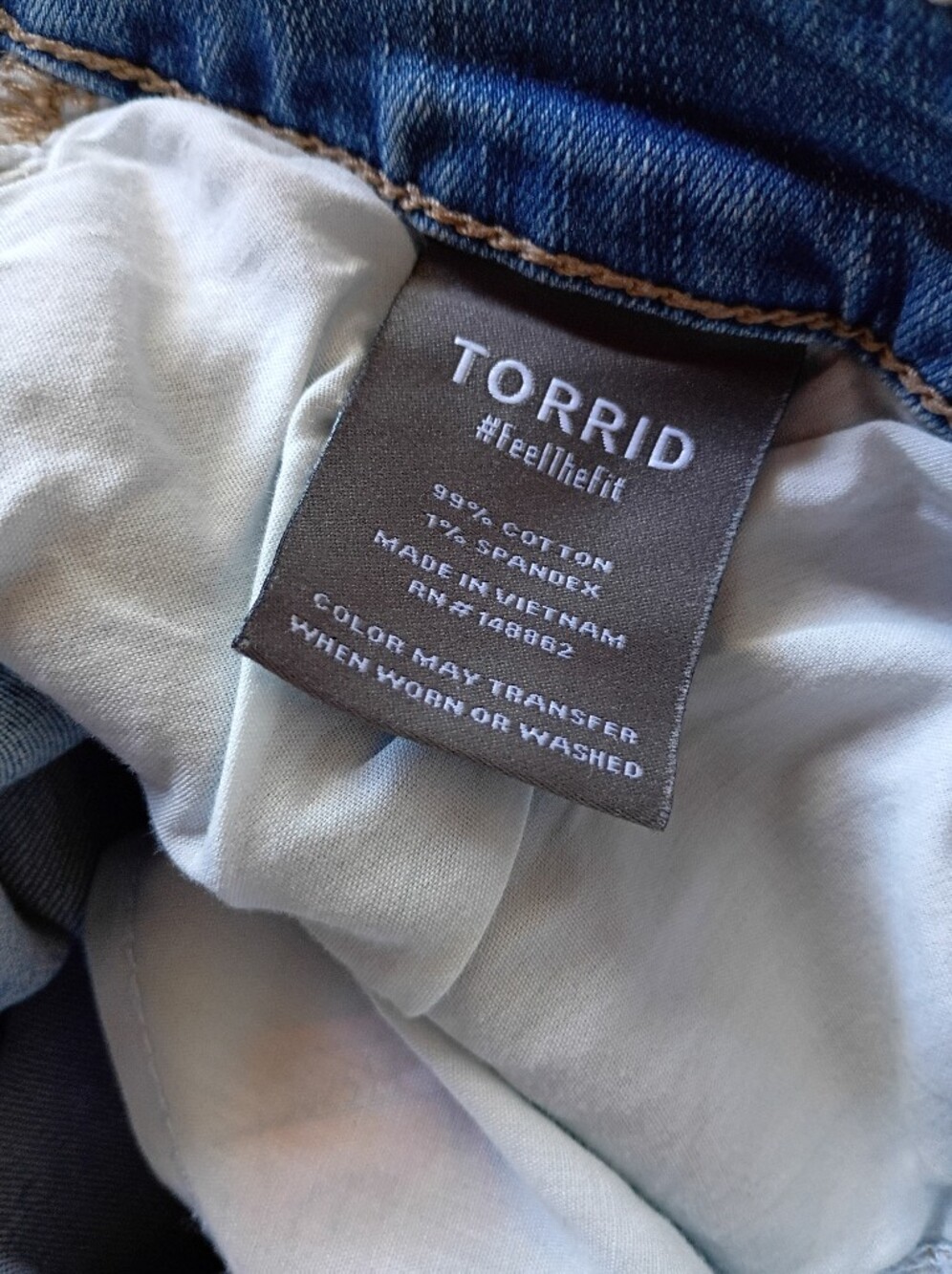 Torrid Perfect Super Flare Vintage Stretch Women's Jeans Size 20T - Picture 11 of 12
